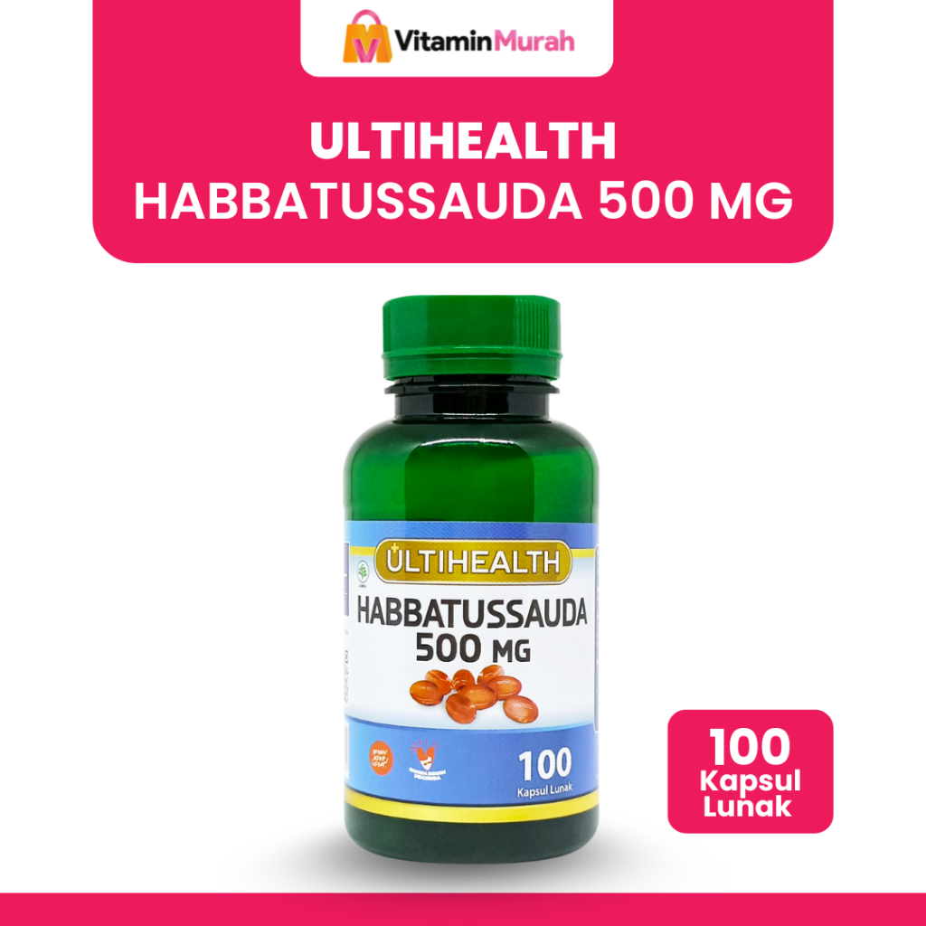 ULTIHEALTH HABBATUSSAUDA 500 MG ISI 100 KAPSUL LUNAK