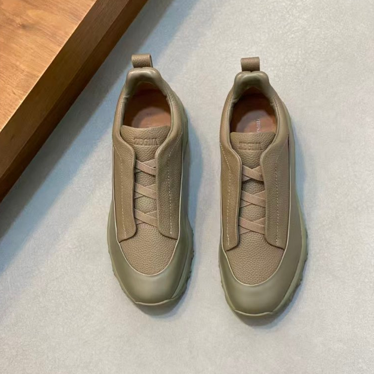 ZEGNA Genia sepatu olahraga luar ruangan sepatu pria yang nyaman