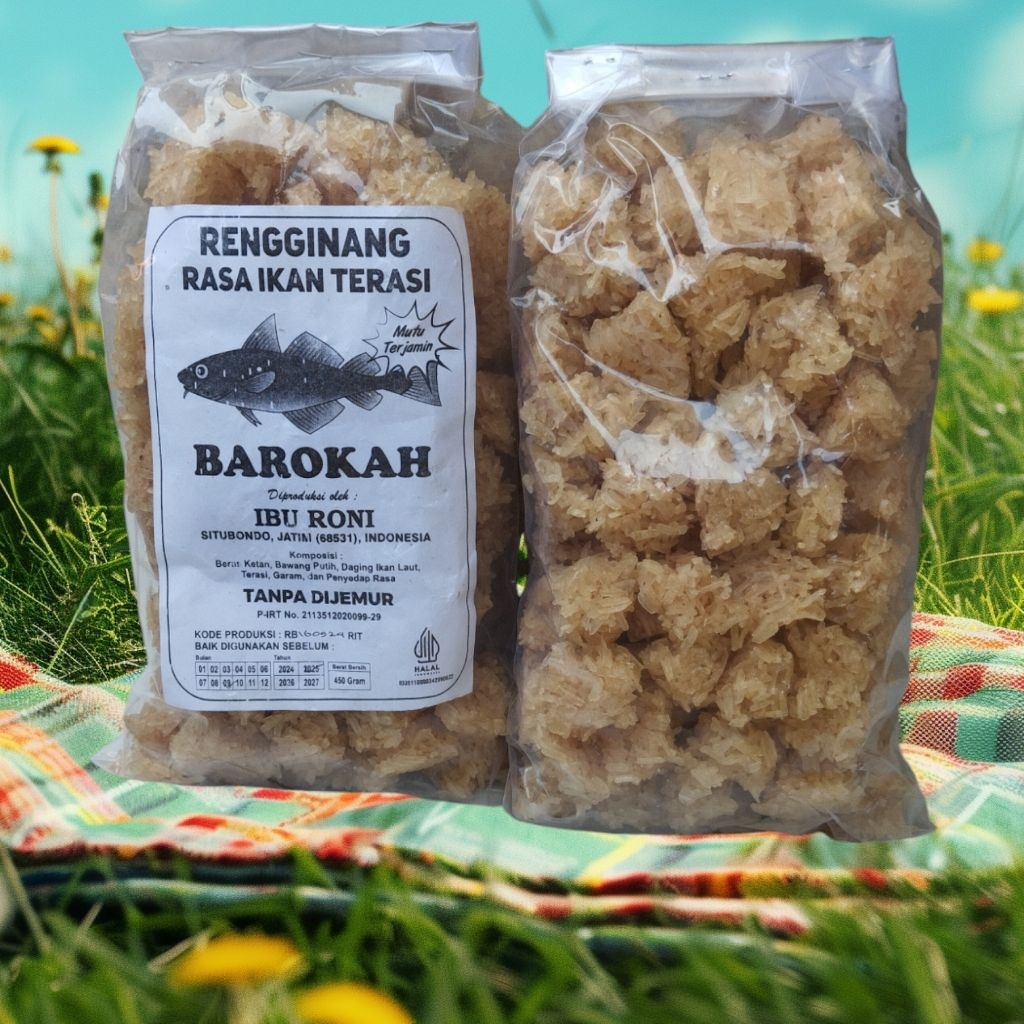 ARP  Rengginang terasi bulet kecil