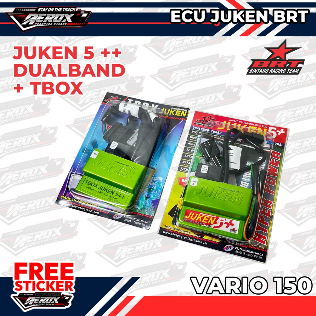 ECU BRT JUKEN 5++ PLUS & TBOX VARIO 150 OLD VARIO150 K59 DUALBAND RACING TURBO