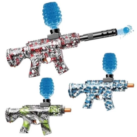 Tembak Tembakan Mainan Anak Water Gun Gel Soft Bullet Gun Tembakan Peluru Air Elektrik Gun