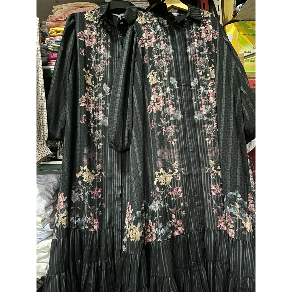 Viola Dress Benang Jarum New Ukuran S split payment