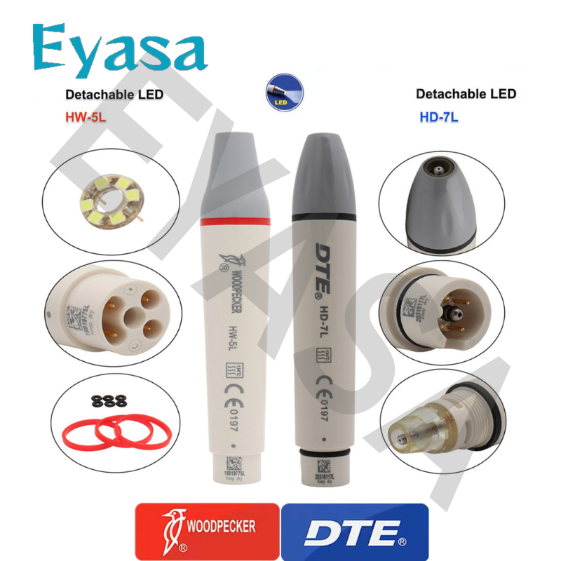 Sparepart Dental Unit Handpiece Scaler Scaler Woodpecker Led Lampu MDY