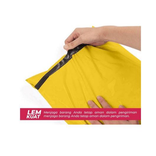 Plastik Polymailer 30x40 – Oren Hijau Kuning Kantong Hadiah & Souvenir