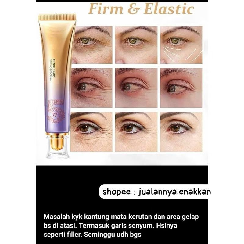 retinol EYE CREAM | hasilnya seminggu mata berasa filler