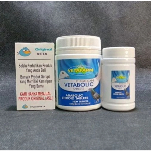 Vetabolic Tablets Vetafarm Suplemen Otot Merpati || Vetabolic Vetafarm Merpati Suplemen Otot Tulang
