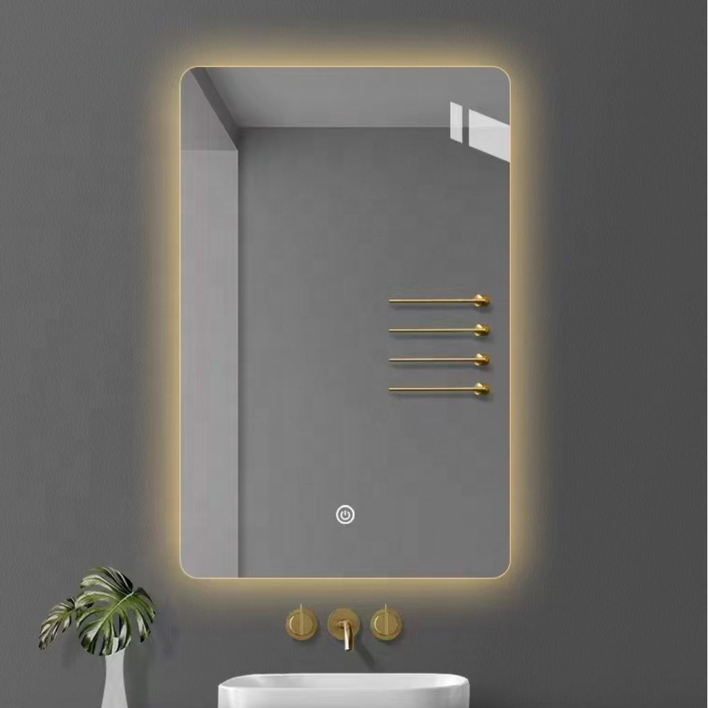 Cermin Touchscreen Persegi Polos 80x60