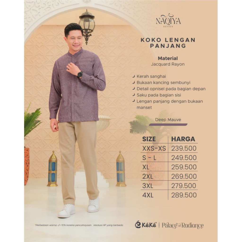 KOKO DEWASA NAQIYA SERIES BY KEKE, KOKO DEWASA KEKE, KOKO DEWASA LEMGAN PANJANG PREMIUM, KOKO NAQIYA