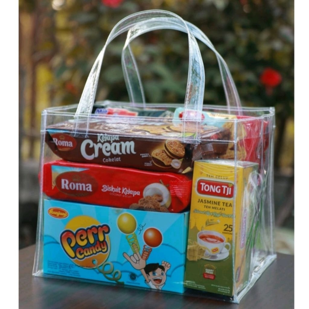 Tas Ulang Tahun Anak P25xL20xT20 Mika Transparan