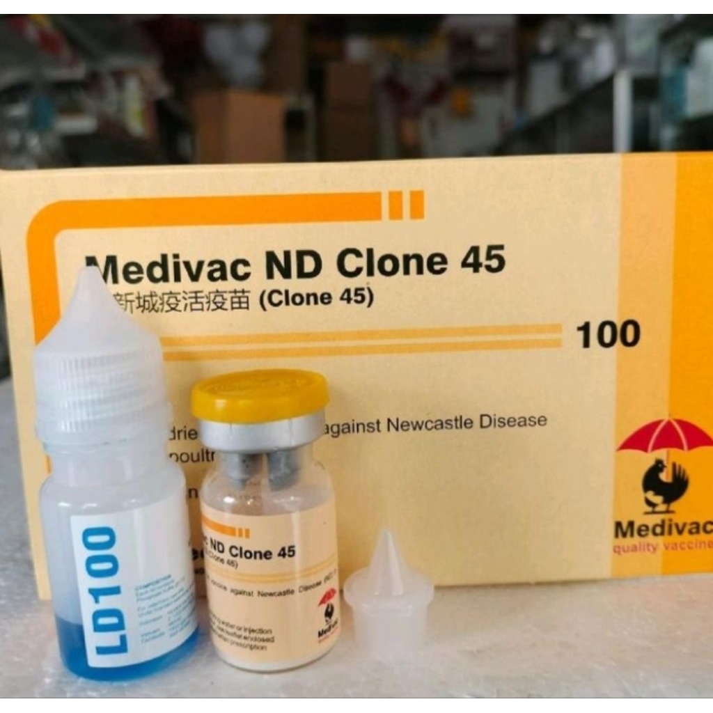 Vaksin ND Clone 45 (Dosis 100 Ekor)
Vaksin Ayam Lanjutan Mencegah Tetelo Dan Aratan