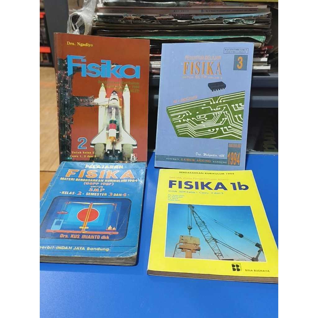 4 BUKU PELAJARAN FISIKA JADUL