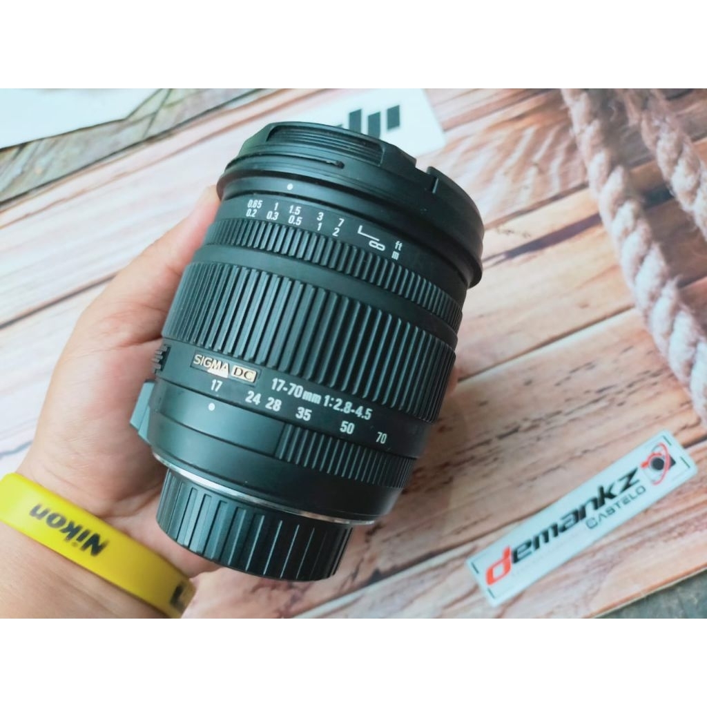 Lensa sigma 17-70mm F2.8 For Nikon DSLR