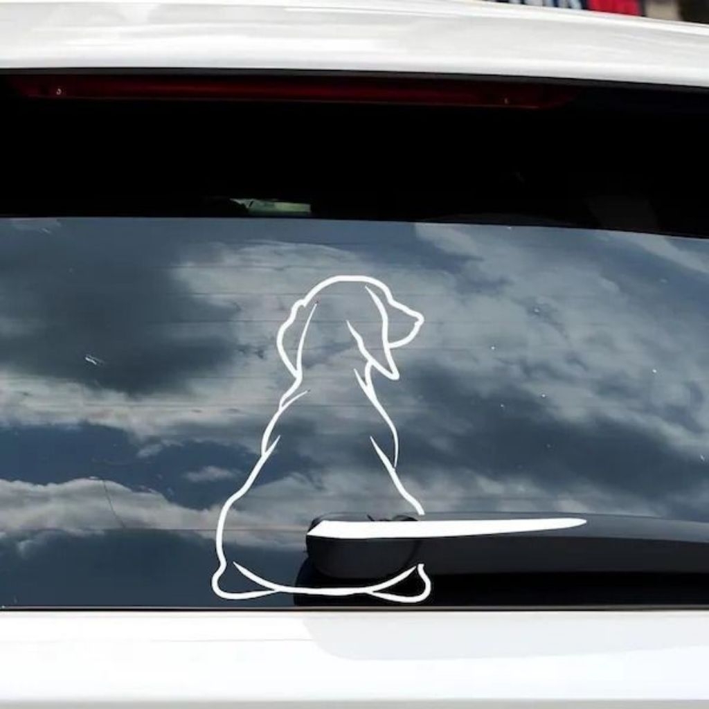 stiker kaca mobil lucu stiker kaca mobil gambar hewan stiker cutting kaca mobil imple stiker variasi