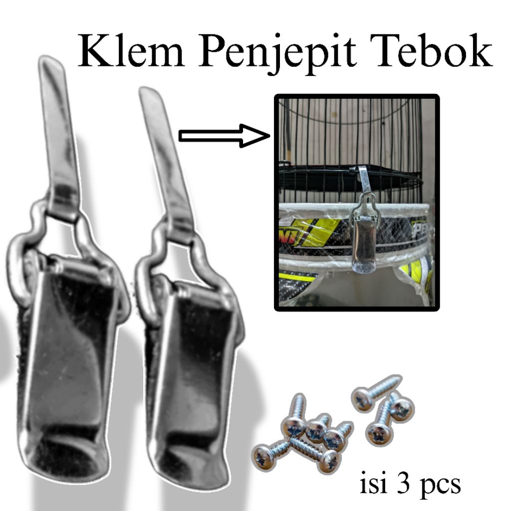 Klem tebok penjepit klem koper semua tebok sangkar