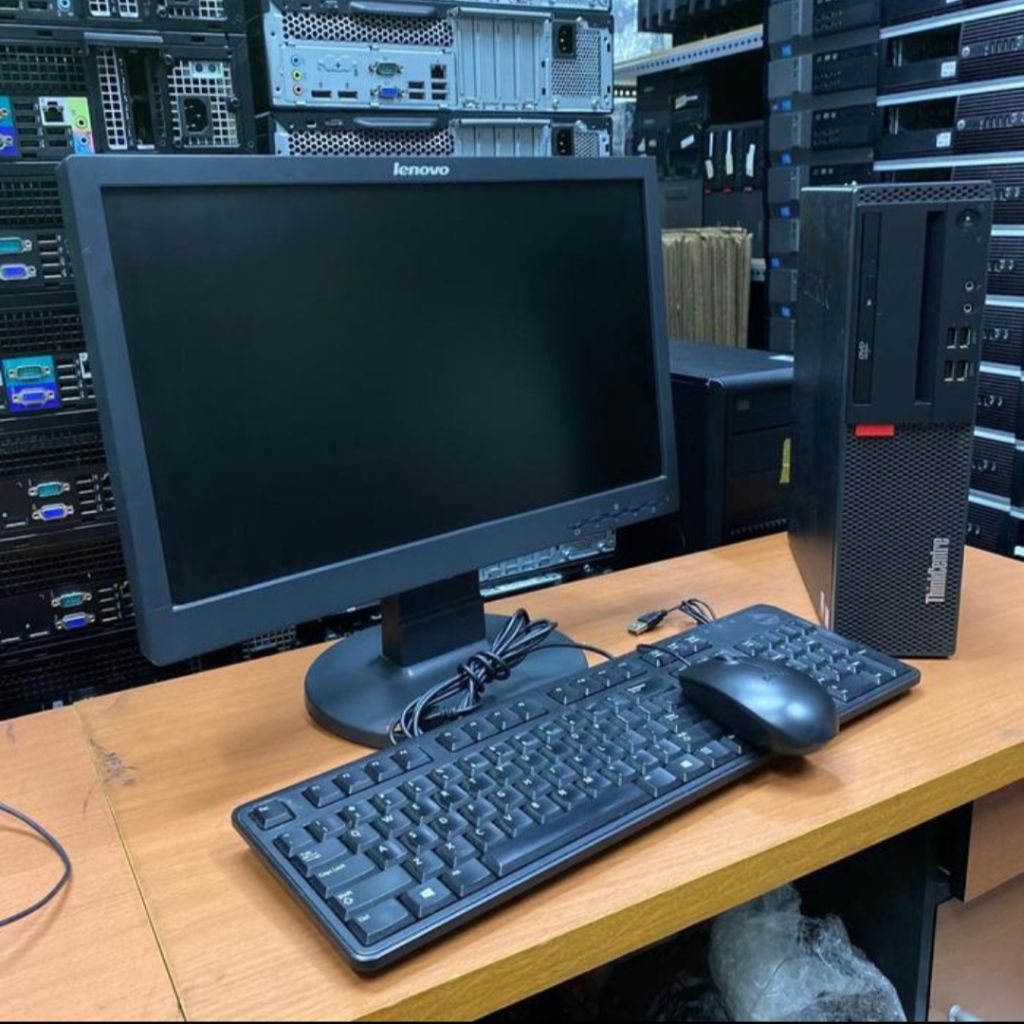 PAKET PC LENOVO SFF CORE i5 Gen6 RAM DDR4 16GB SSD 256GBB MONITOR 19"inch