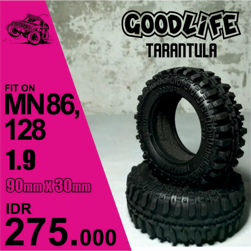 Ban Tire RC Adventure GoodLife Tarantula for MN86 1.9 1/10 RC CAR