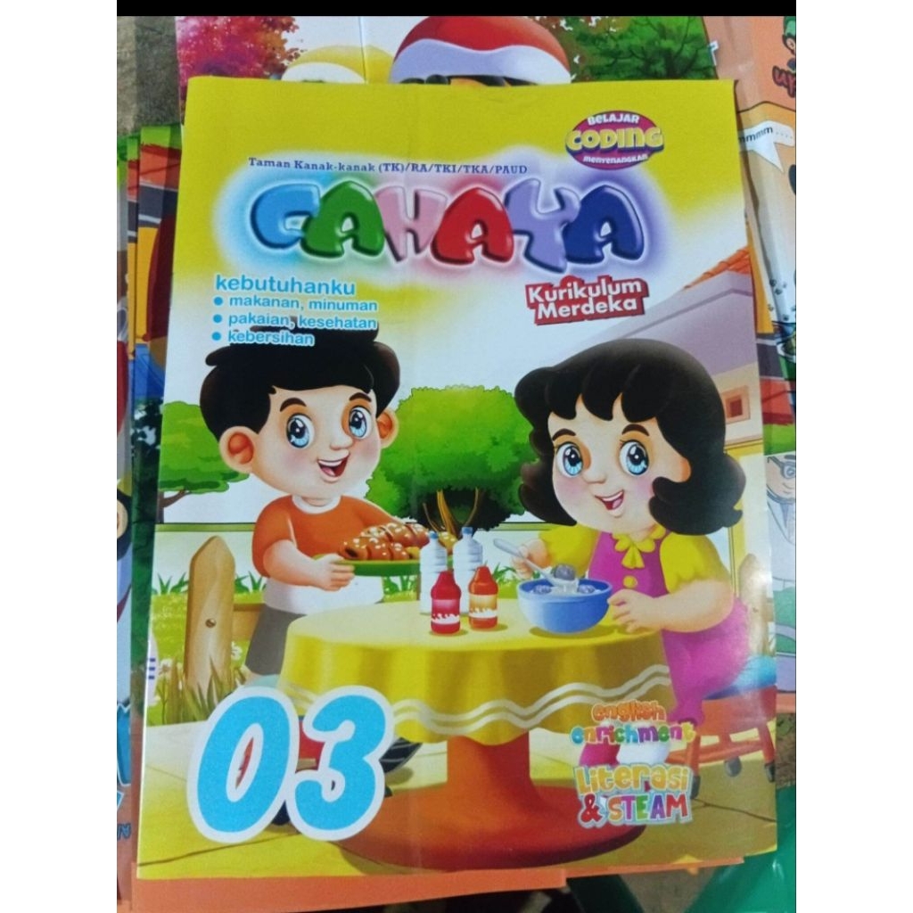 buku majalah CAHAYA 3 paud tk