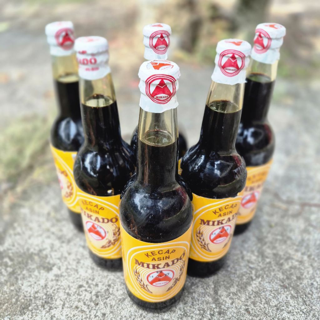Kecap Asin Mikado 6pcs botol besar