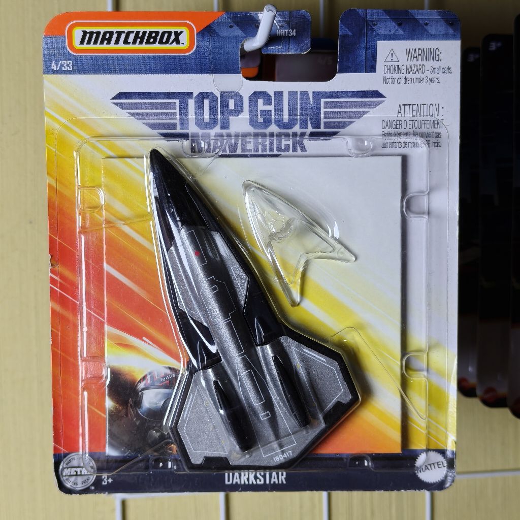 Matchbox Top Gun Maverick Darkstar Original SNI