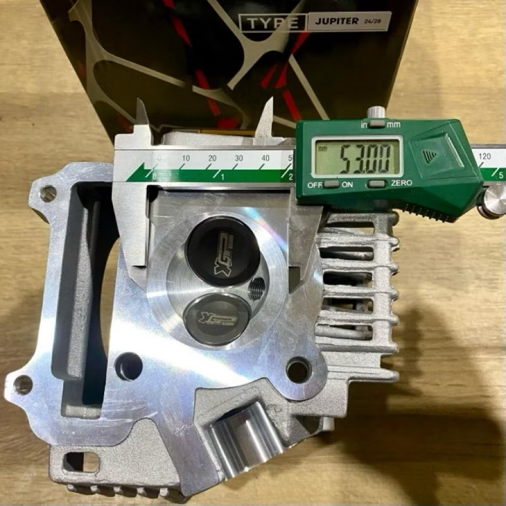 CYLINDER HEAD KOP JUPITER Z 28 24 XGP CYL HEAD KOP JUPITER Z SUDUT KLEP 28 24 XGP SET VEGA R CRYPTON