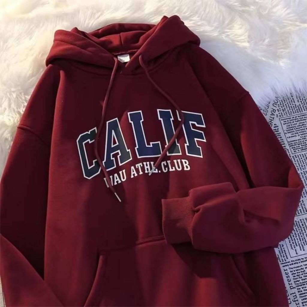 Cuci Gudang Sweater Hoodie Calif Club Jaket Jumper Pria Wanita Size M L Xl Xxl Bahan Babyterry
