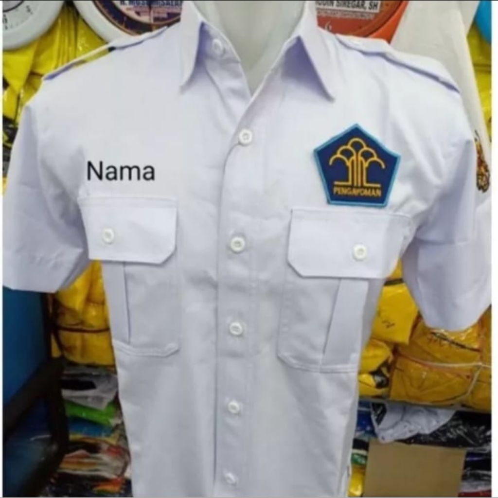 KEMEJA PENGAYOMAN BISA PAKE NAMA BORDIR/BAJU PENGAYOMAN BORDIR NAMA