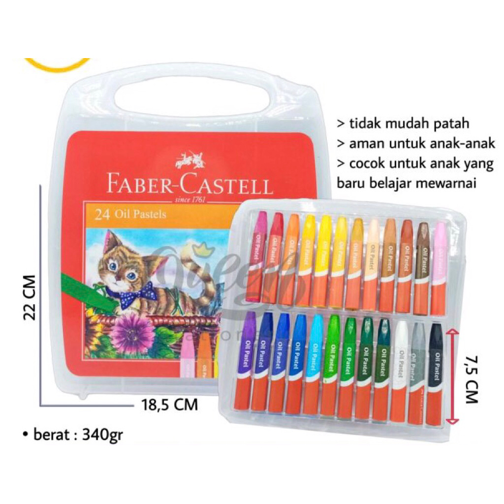 Crayon Faber Castell 24 // Oil Pastel 24 Faber castell