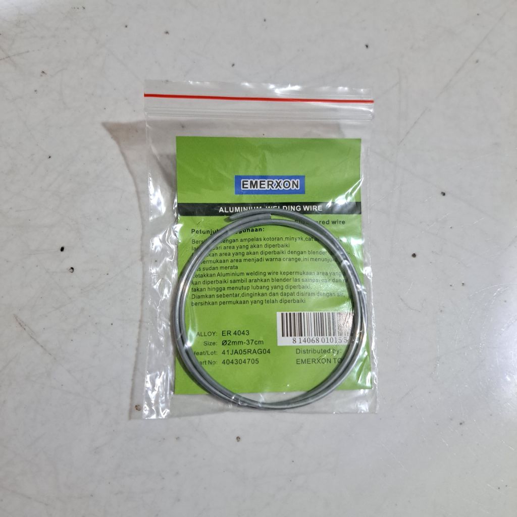 Kawat las aluminium emerxon/alu platinum emerxon, kawat las evaporator kulkas