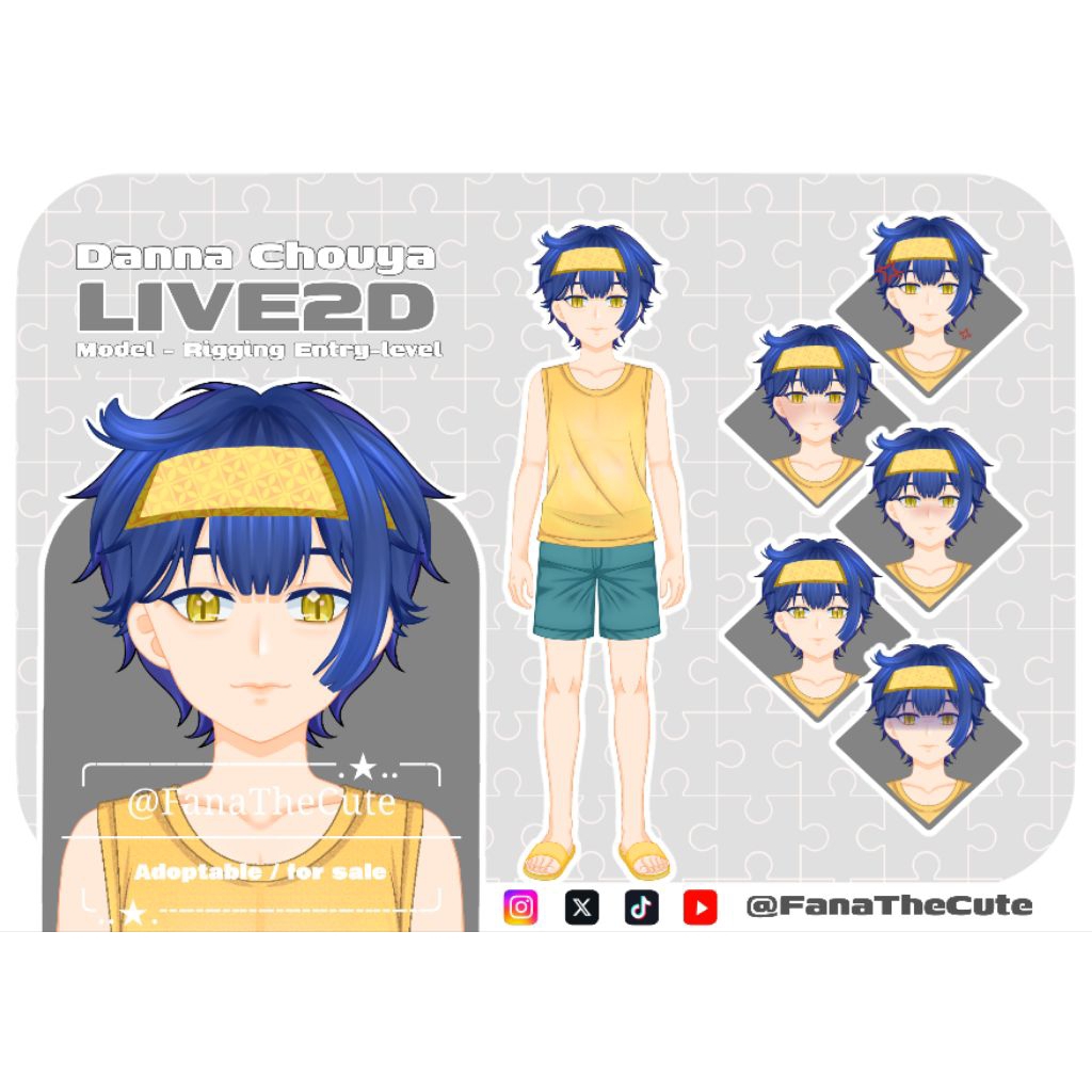 Jasa pembuatan karakter VTuber termurah - Commission Art