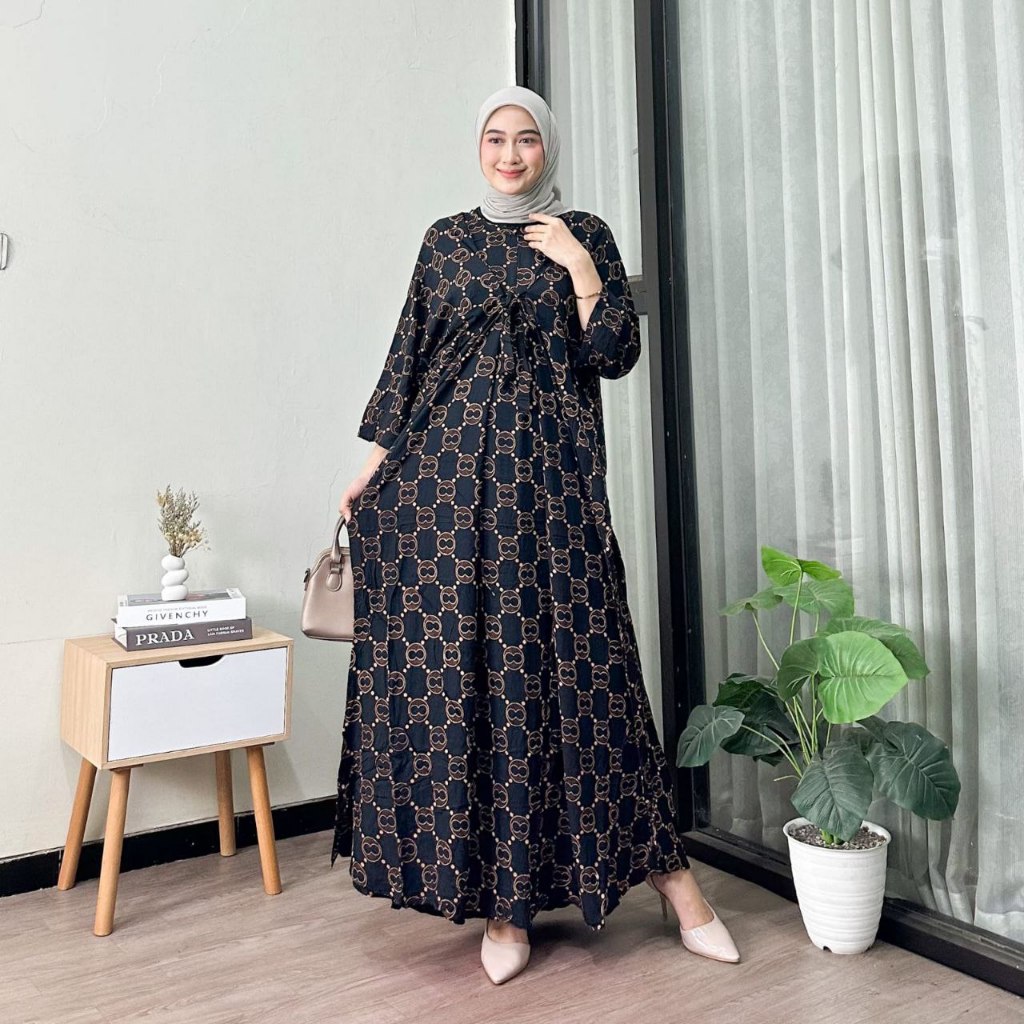Gamis Kaftan Misfalah Jumbo Rayon Premium Tebal Warna Beragam
