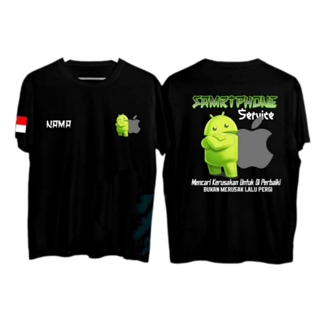 KAOS TUKANG SERVICE HP Free NAMA