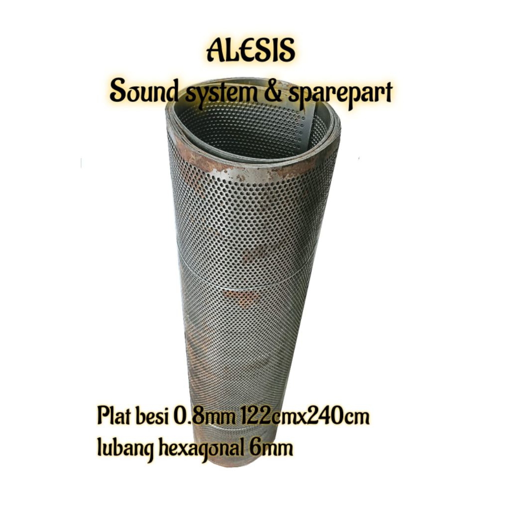 Plat Besi HEXAGONAL 0,8mm 120×240cm (Per lembar)