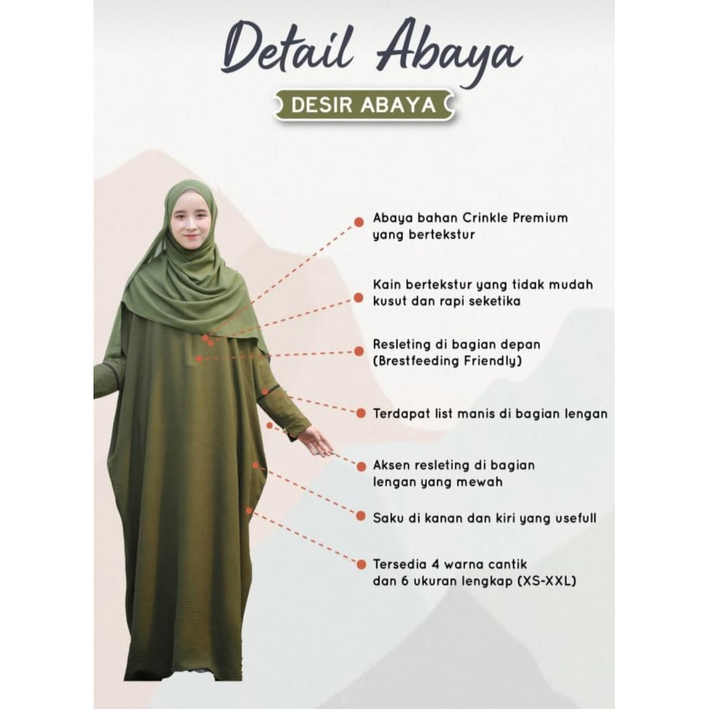 Preloved desir abaya by elbina hijab