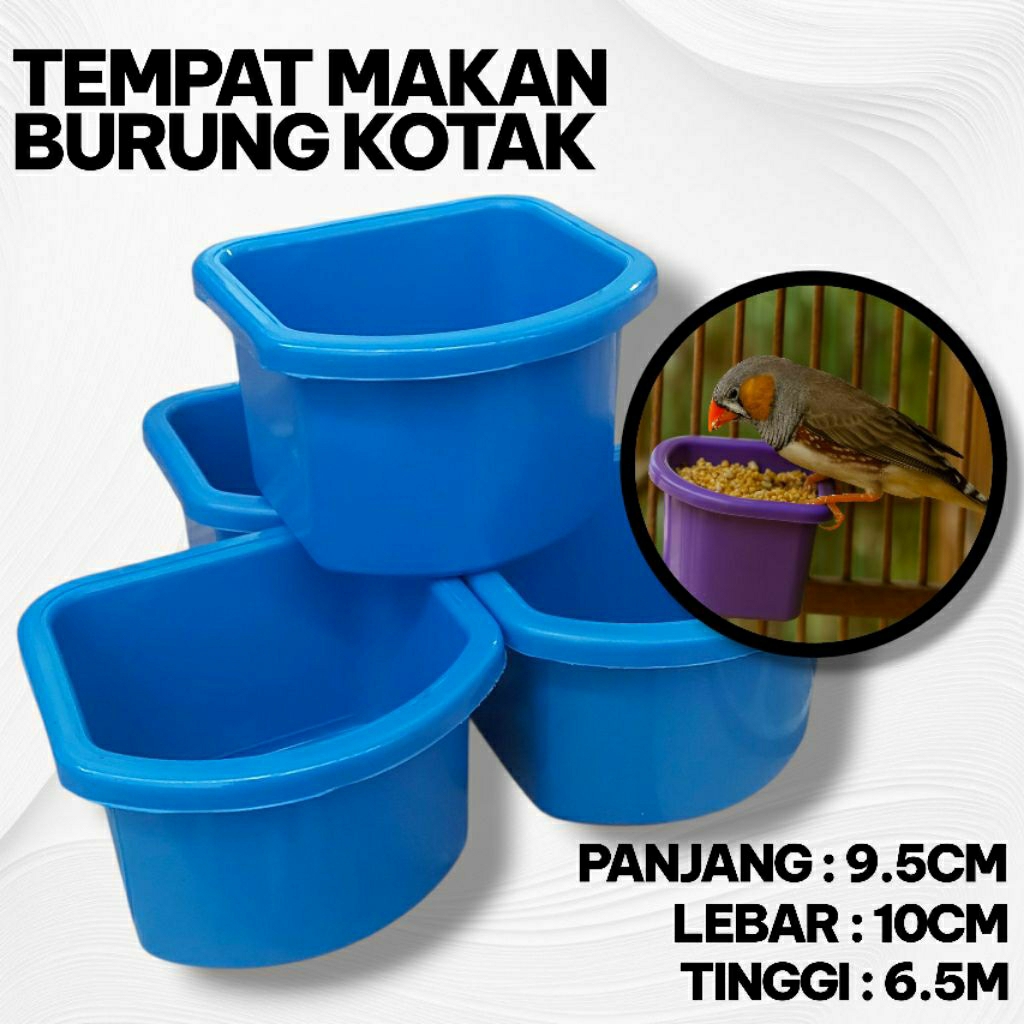 TEMPAT MAKAN BURUNG KOTAK GANTUNG BESI KAWAT