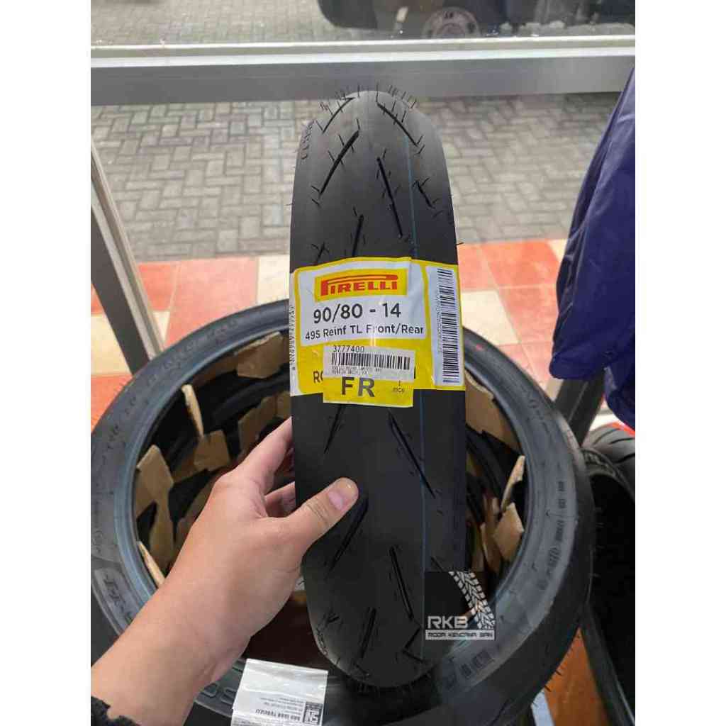 Pirelli Diablo Rosso Corsa II Size 90/80 R14  Ban Motor Aerox, Nmax, Vario 160, Lexi