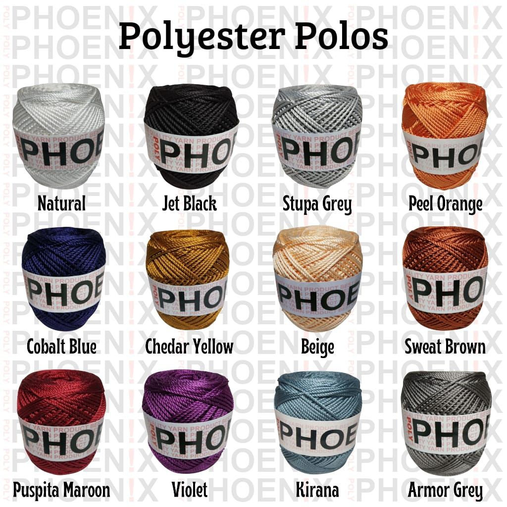 Benang Poly Kilap/ Benang Phoenix/ Benang Rajut D 27