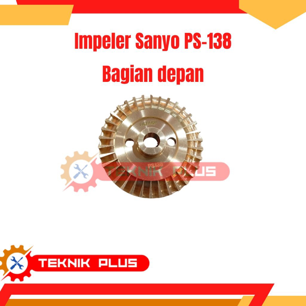 kipas kuningan/ impeler pompa air sanyo 138
