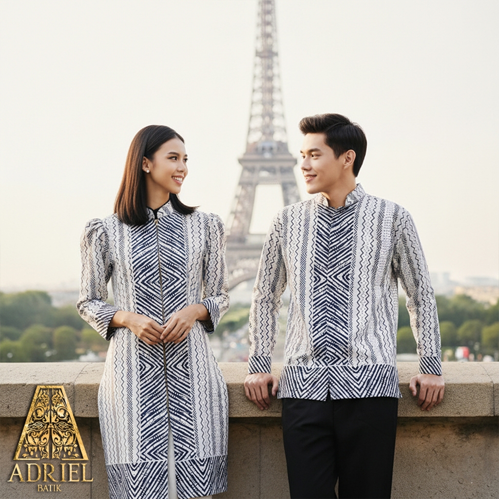 RANIA BATIK TULIS PREMIUM [NEW ARRIVAL 07/2025]  - KEMEJA/TUNIK Batik Wanita Katun Full Furing Putih