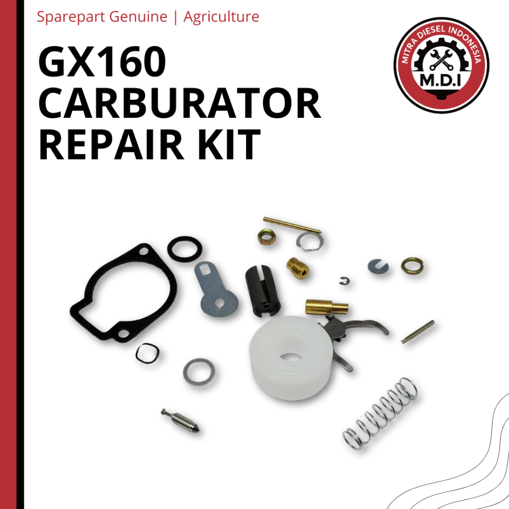 GX160 Karburator Carburator Repair Kit Mesin Penggerak GX160