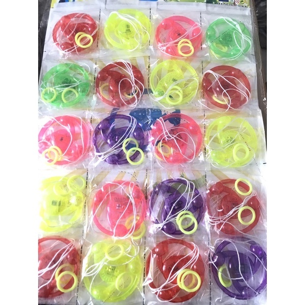 ⚡SALE⚡ Gasing Tarik / Mainan Gasing Jantra Tarik Jadul Plastik LED / Gangsing Mainan Anak