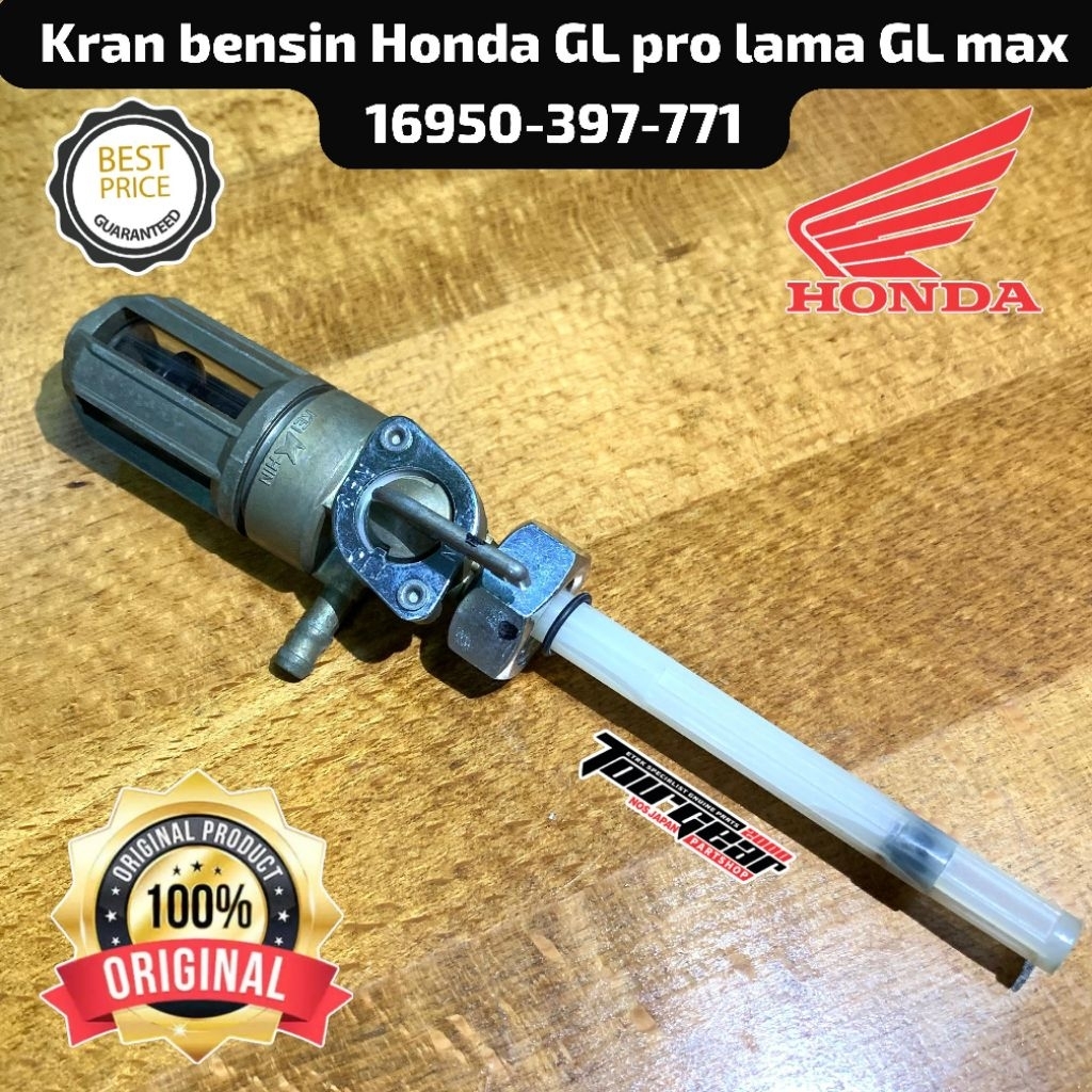 KRAN BENSIN HONDA GL PRO LAMA GL MAX LAMA ORIGINAL NOS 16950-397-771