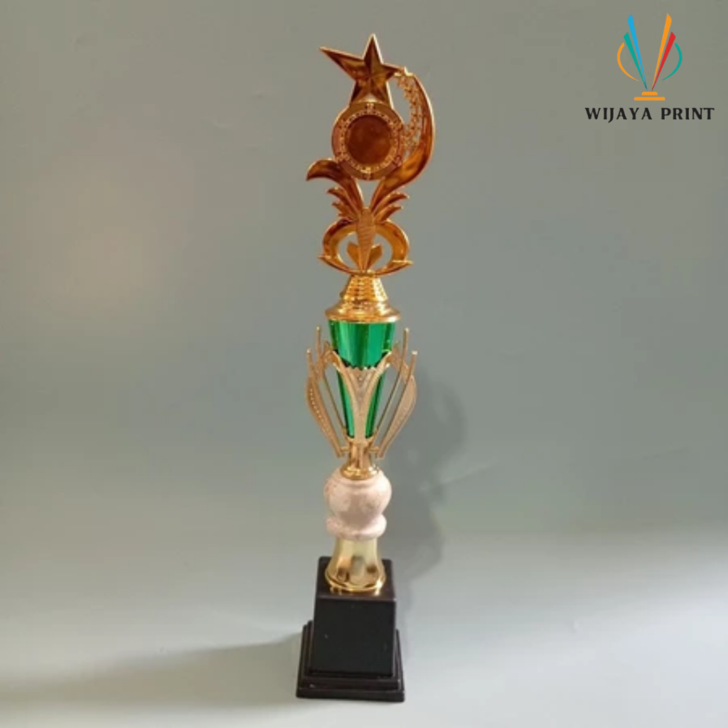 PIALA OSLO KECIL HIJAU | PIALA SET DAN SATUAN | PIALA MURAH