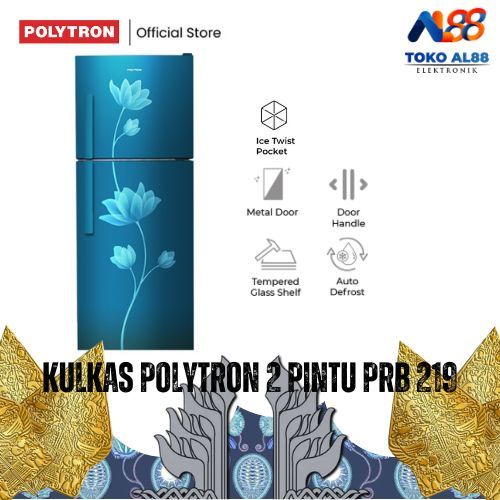 Kulkas 2 Pintu POLYTRON Kulkas PRB 219B