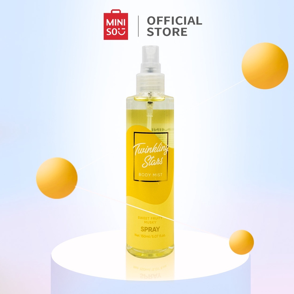 [EXCLUSIVE CREATOR] MINISO Body Mist 150ml Fragrance Spray Wangi Segar Tahan Lama Parfum Wanita