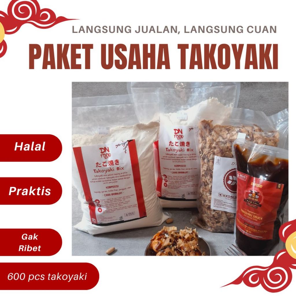 Paket Usaha Takoyaki DNFOOD