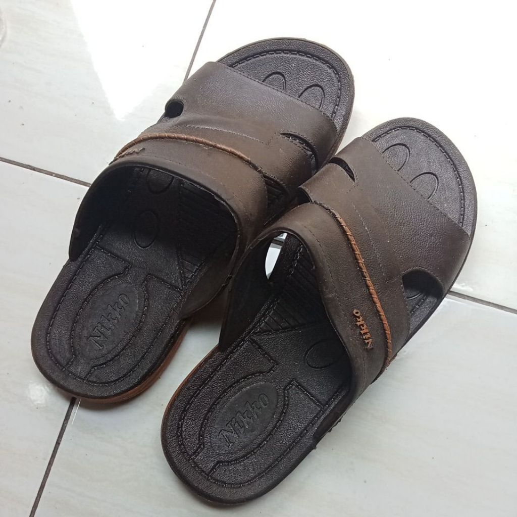 Sandal Nikko SL 8104 Sandal Slop Biasa Pria Dewasa Karet