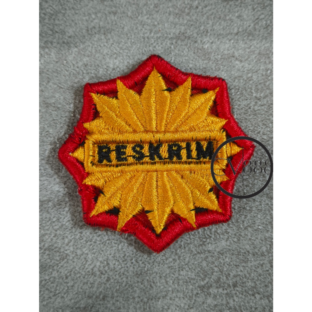 Bet Roda Reserse Reskrim - Bordir Timbul Polrii Reskrim - Bet Baju Reserse Reskrim Rda