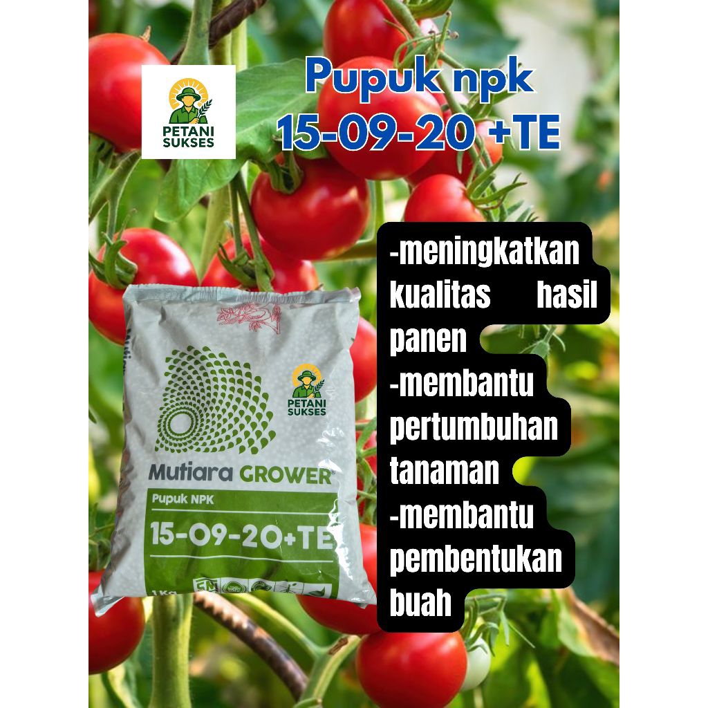 pupuk NPK 15-09-20+TE