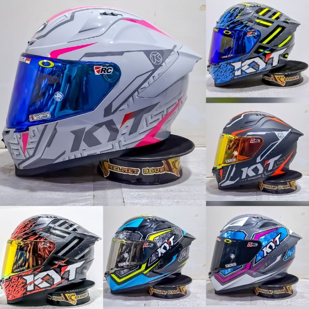 HELM KYT STRIKER MOTIF PAKET GANTENG FULL FACE