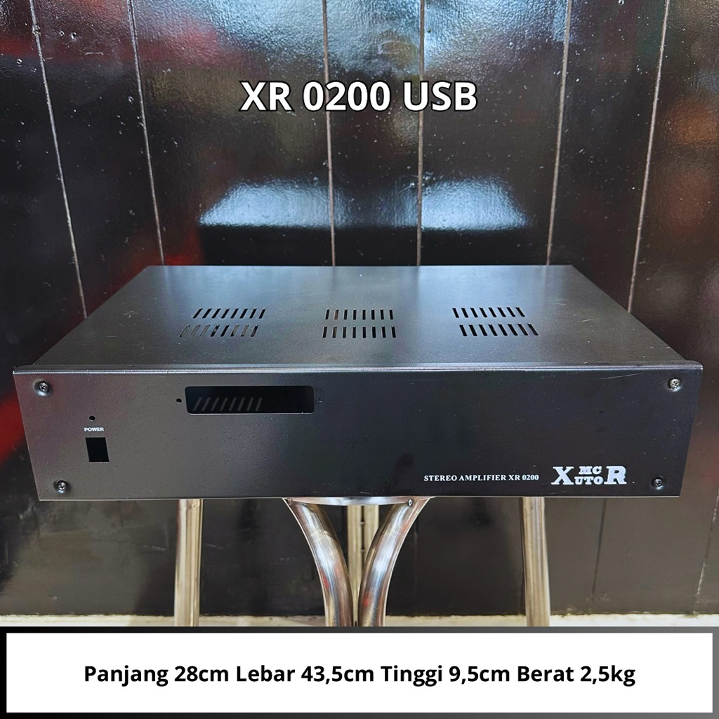 Box Power Amplifier XR 0200 USB 100% Original